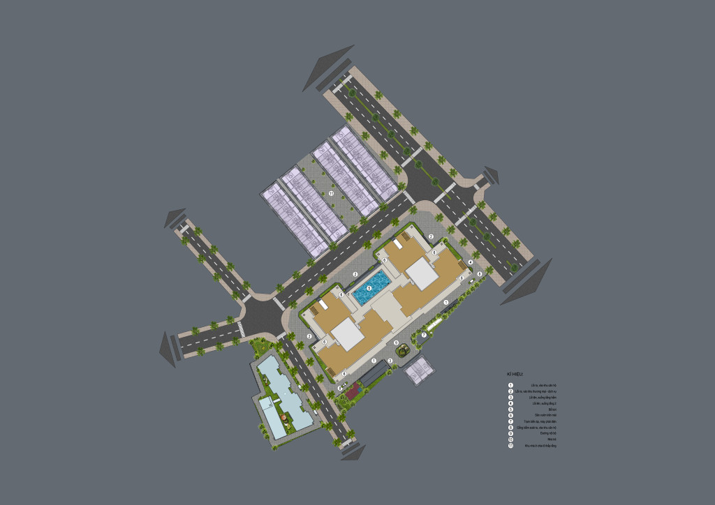 Phối cảnh 3D tổng thể