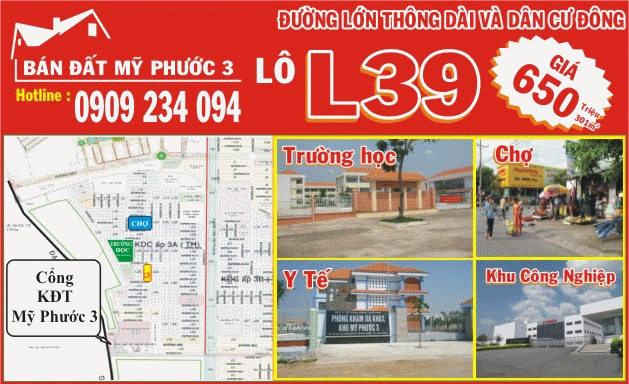 ban lo l39 my phuoc 3 gia 650tr 301m2 lo l39 gia re gan trung tam y te ban lo l39 my phuoc 3 gia 650tr 301m2 lo l39 gia re gan trung tam y te