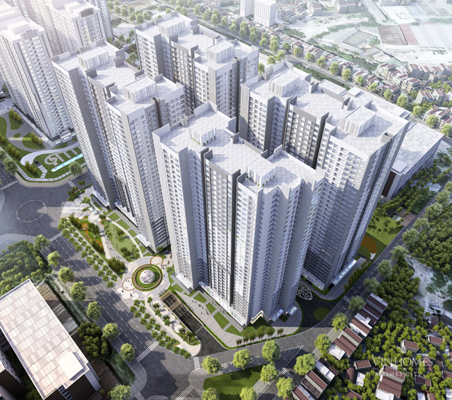 Phối cảnh tổng quan dự án Times City Park Hill Premium