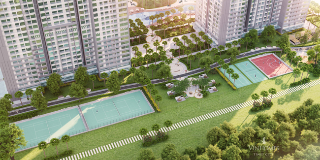 Khu thể thao phức hợp rộng lớn ngoài trời