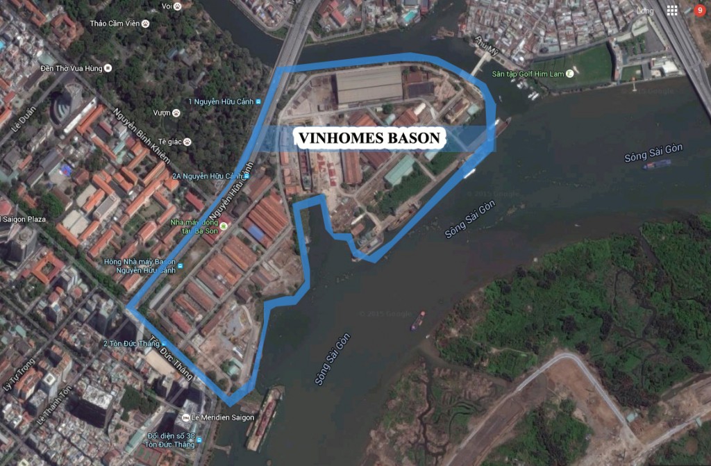 Vị trí dự án Vinhomes Bason (Ảnh chỉ mang tính minh họa)