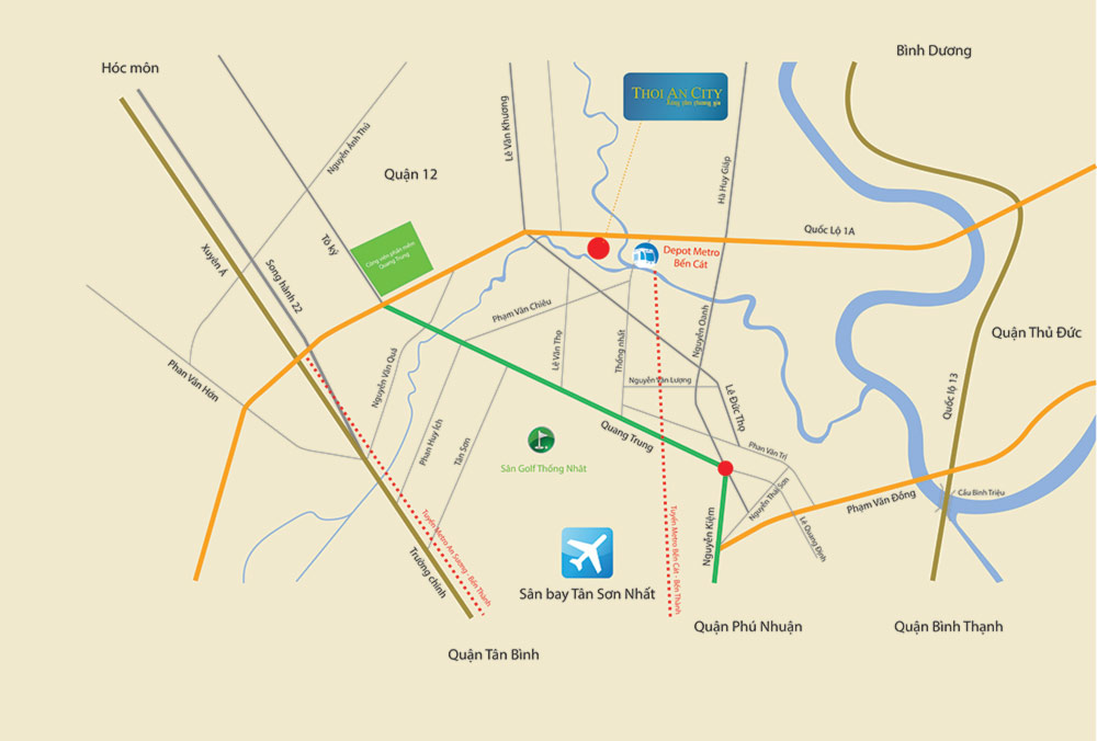 Thới An City 2 - sơ-đồ-vị-trí