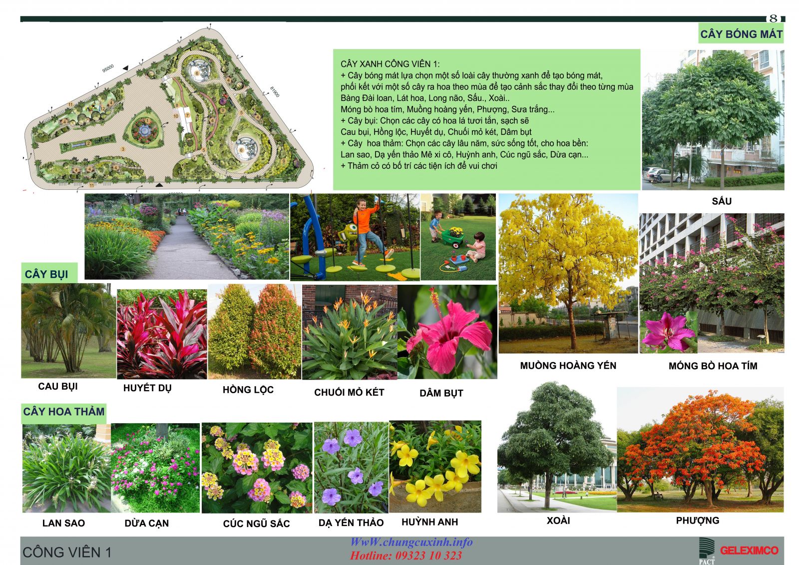 TIỆN ÍCH BIỆT THỰ THE GREEN DAISY - GELEXIMCO
