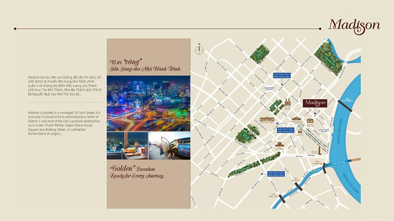 Căn hộ chung cư Madison quận 1 tại TPHCM 03 vị trí căn hộ madison