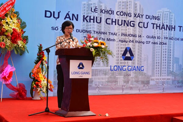 Lễ khởi công xây dựng tại khu vực quận 10 của dự án căn hộ Rivera Park