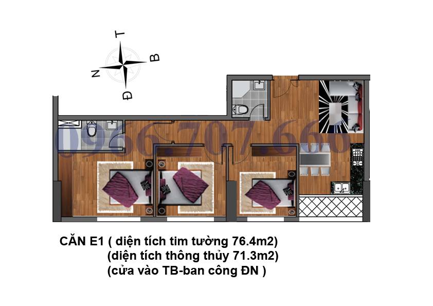 MAT-BANG-CAN-HO-E1-TOA-NHA-HAN-HUD MAT-BANG-CAN-HO-E1-CHUNG-CU-HANHUD