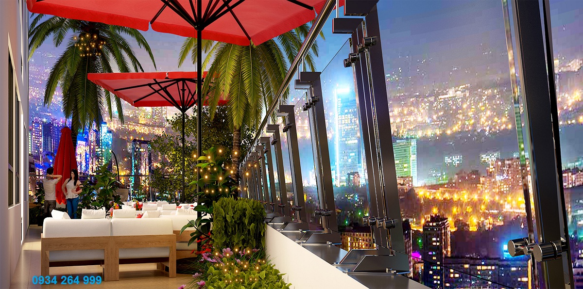 Vườn treo trên không Star Lounge độc đáo tại FLC Star Tower Vườn treo trên không Star Lounge độc đáo tại FLC Star Tower