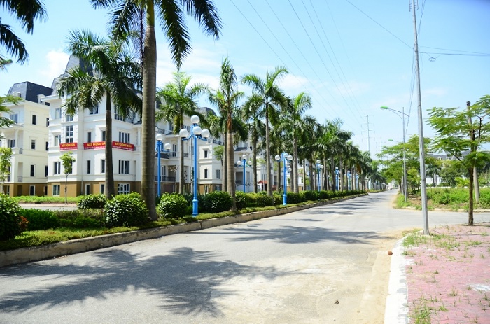 Dãy biệt thự đơn lập Dãy biệt thự đơn lập Khu đô thị Bắc 32 Lideco