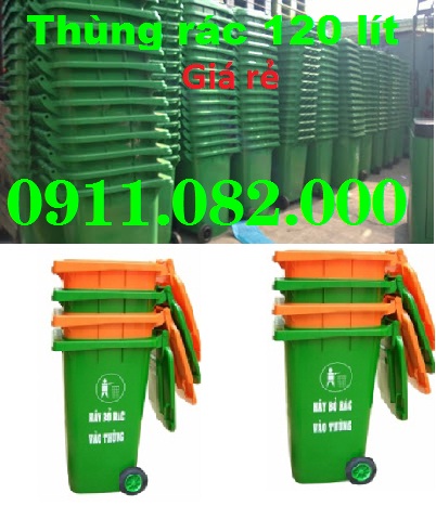 thung rac cong cong thung rac y te thung rac 120 lit xe gom rac gia re
