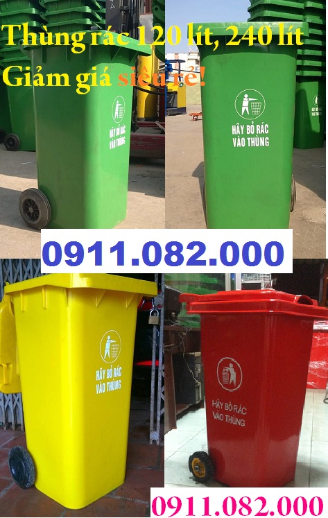 phan phoi thung rac cong cong thung rac y te gia re thung rac 240 lit gia si