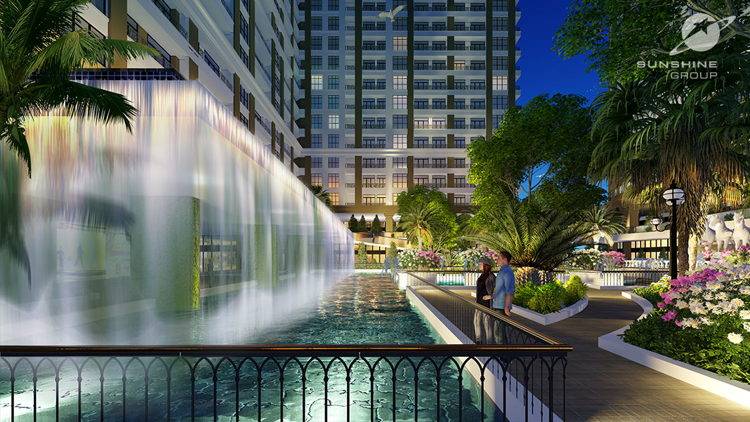 đài phun nước Sunshine City đài phun nước Sunshine City