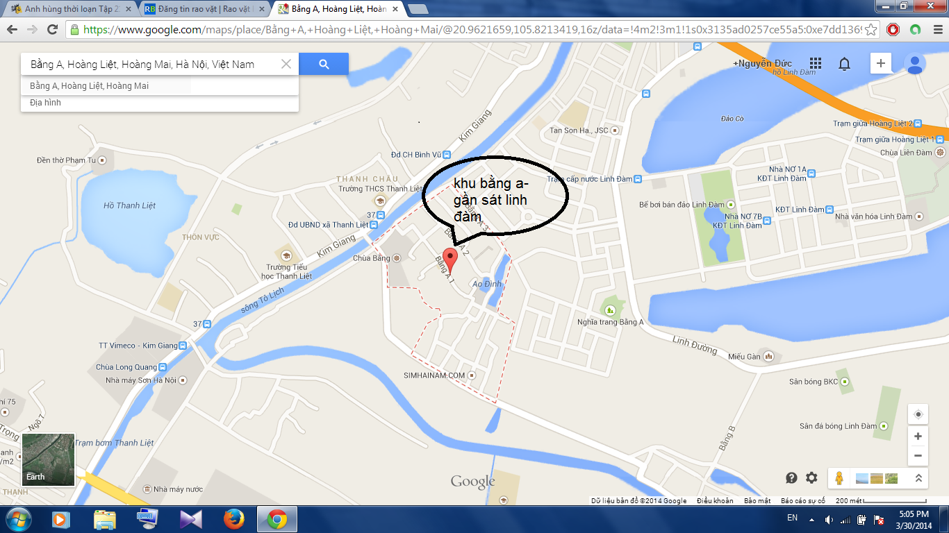 3 HN linh đàm cho thuê phòng 30m2