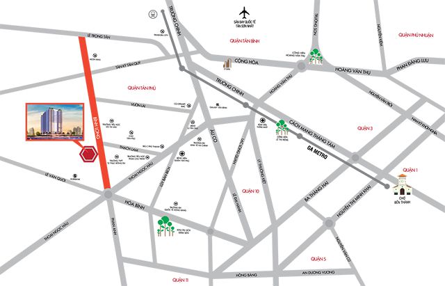 Vị Trí Căn Hộ 8X Rainbow