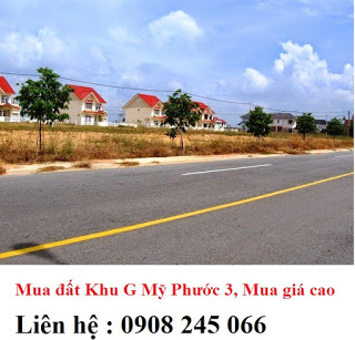 mua dat khu g my phuoc 3 binh duong de o va dau tu lau daimua gia cao
