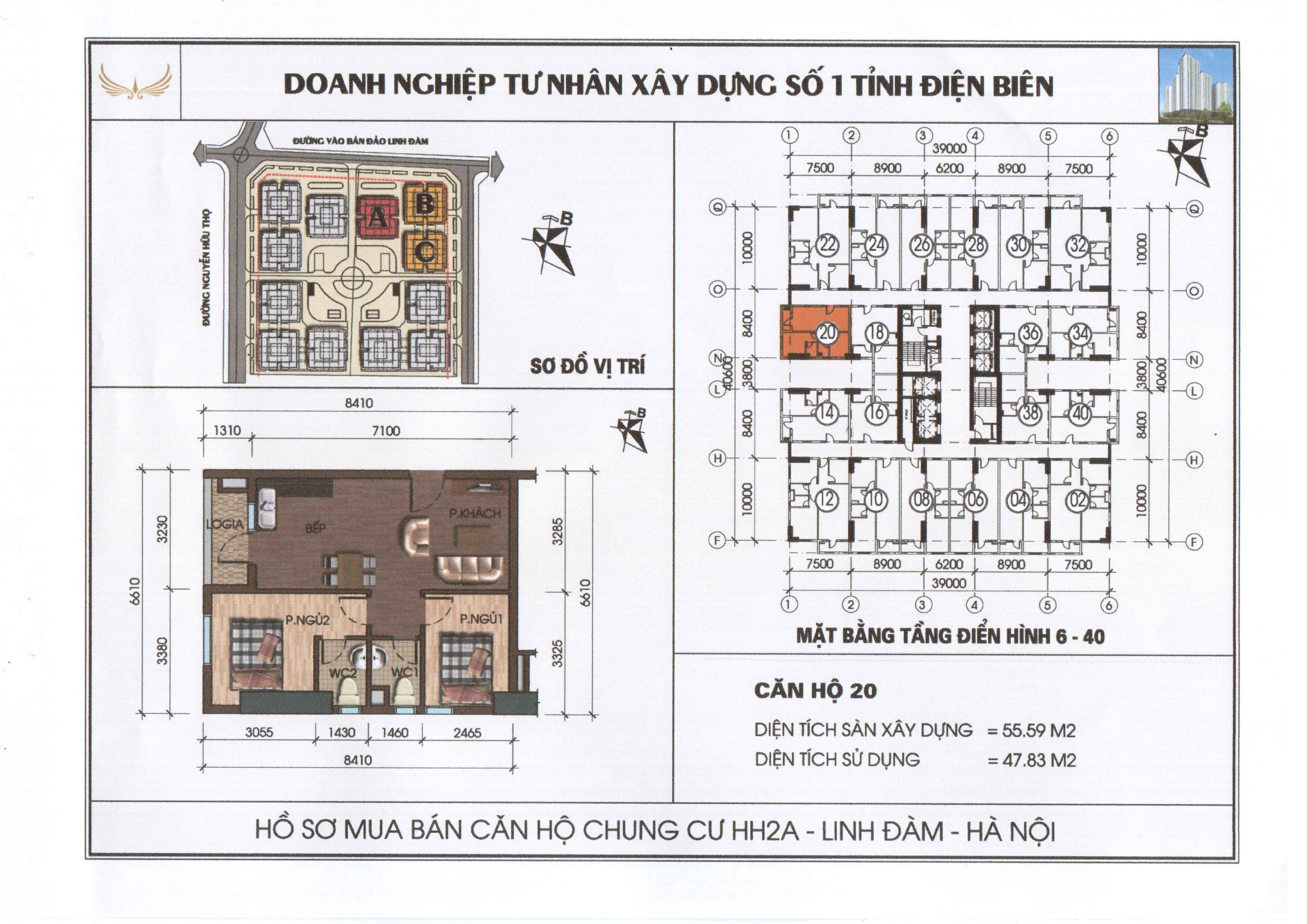chinh chu ban gap nha chung cu1220 hh2 linh dam chenh 150 trieu