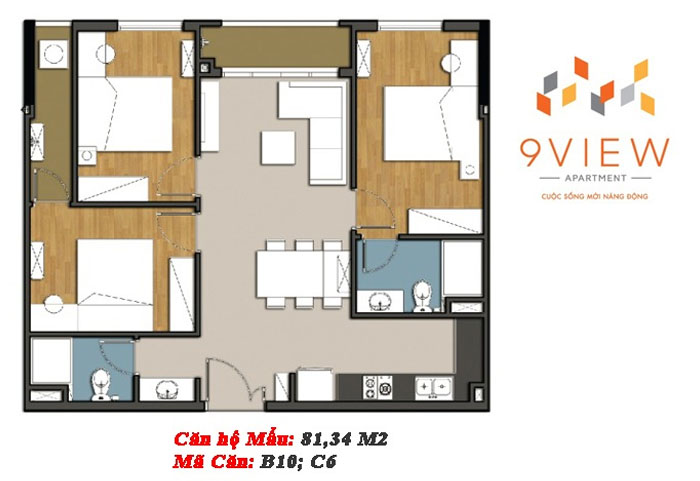 mẫu căn hộ 9 view 3