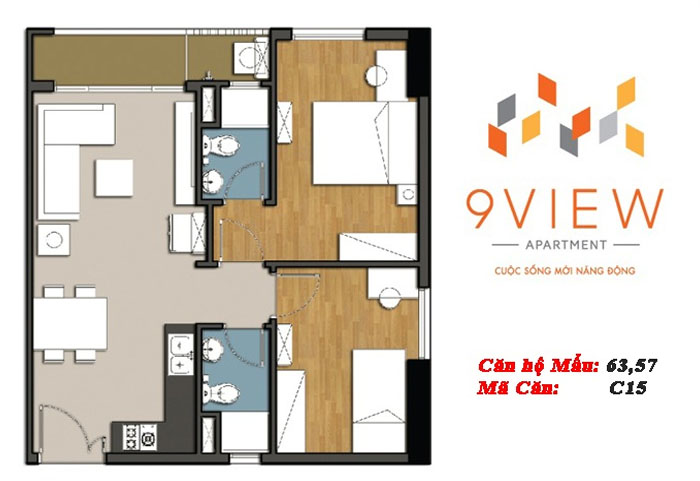 mẫu căn hộ 9 view 5