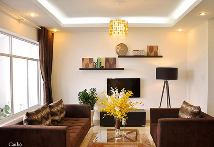 phòng khách căn hộ 9 view