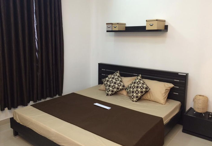 phòng ngủ căn hộ 9 view