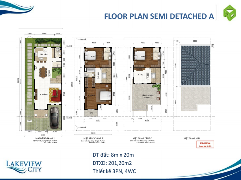 Floor plan semi detached a