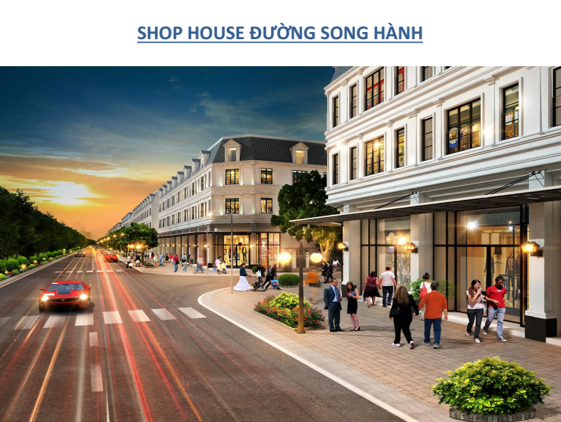 shophouse đường song hành