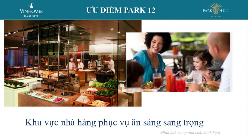 Nhà hàng ăn sáng sang trọng tại Park 12