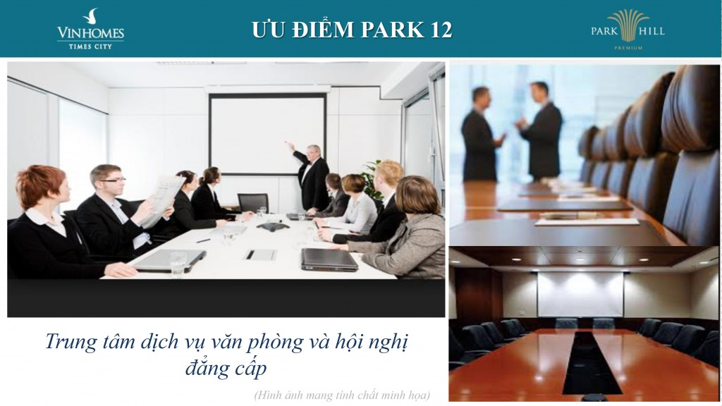 Khu dịch vụ văn phòng đẳng cấp tại Park 12
