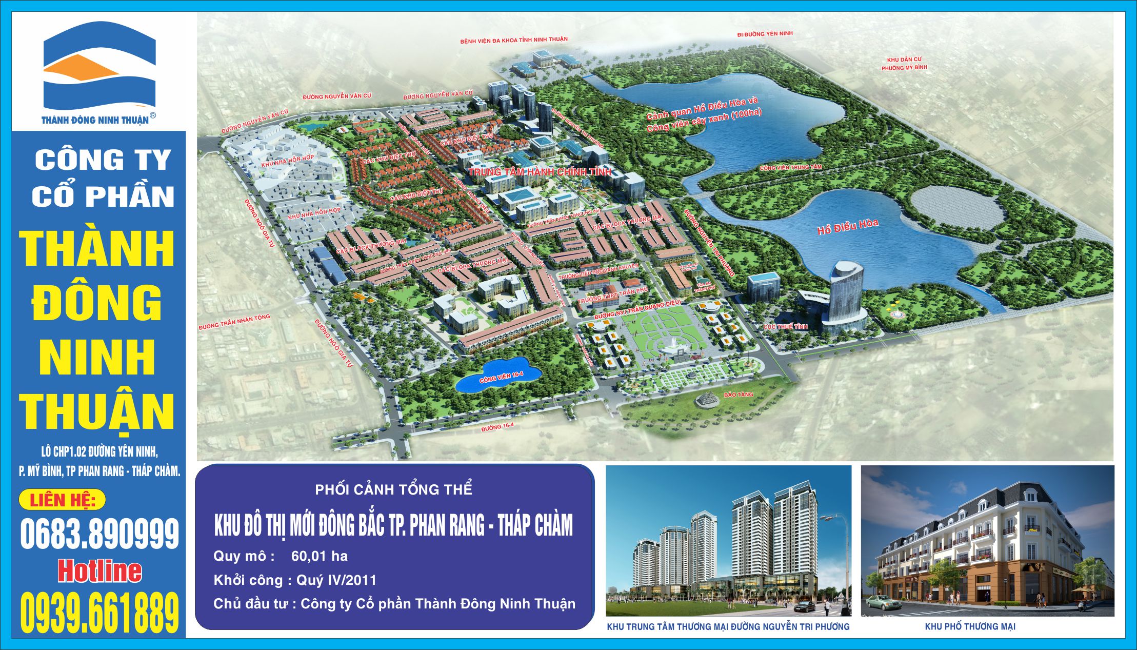 du an khu do thi dong bac khu k1 my binh tp phan rang thap cham ninh thuan