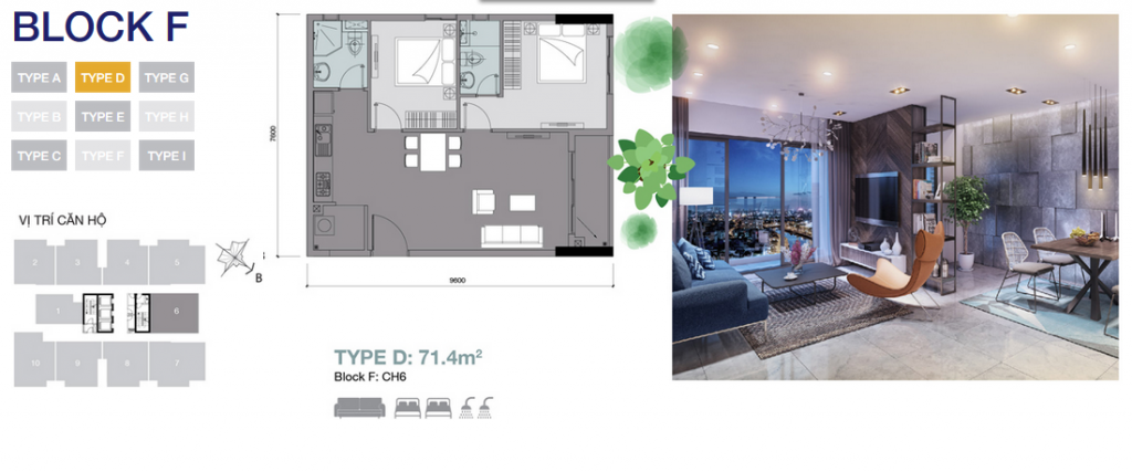 Thiết kế căn hộ Park Vista quận 7 