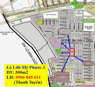 ban lo l40 my phuoc 3 binh duong duong dl12 thong dai gia re