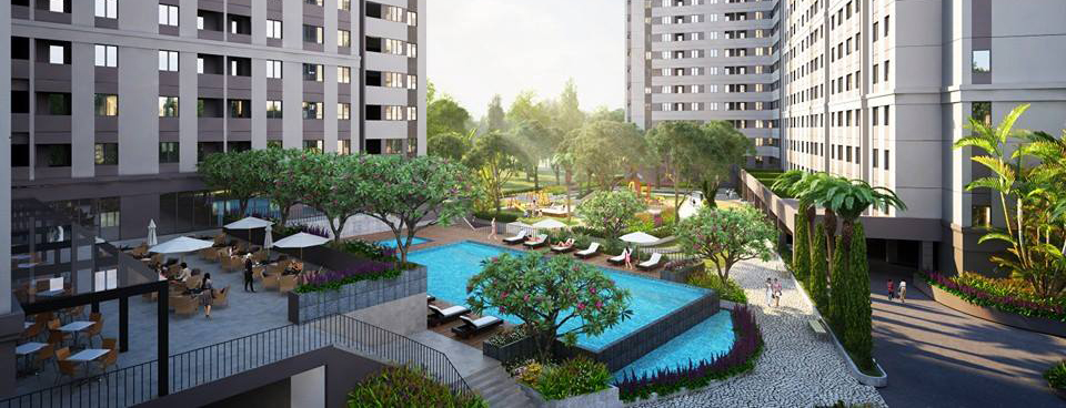 Hồ bơi tại dự án 