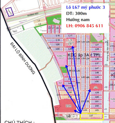 ban lo l67 my phuoc 3 binh duong huong nam gia chinh chu