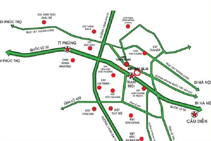 Vị trí dự án Lideco Bắc 32