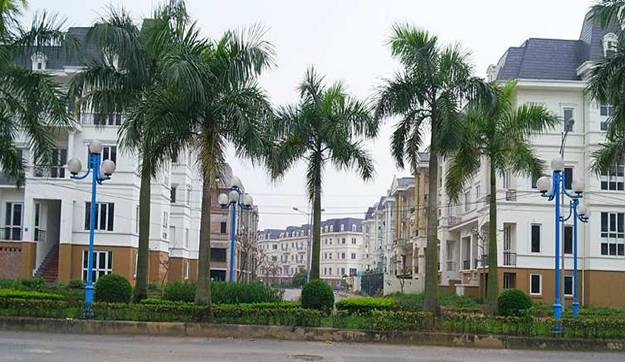 Dãy biệt thự song lập Khu đô thị Bắc 32 Lideco