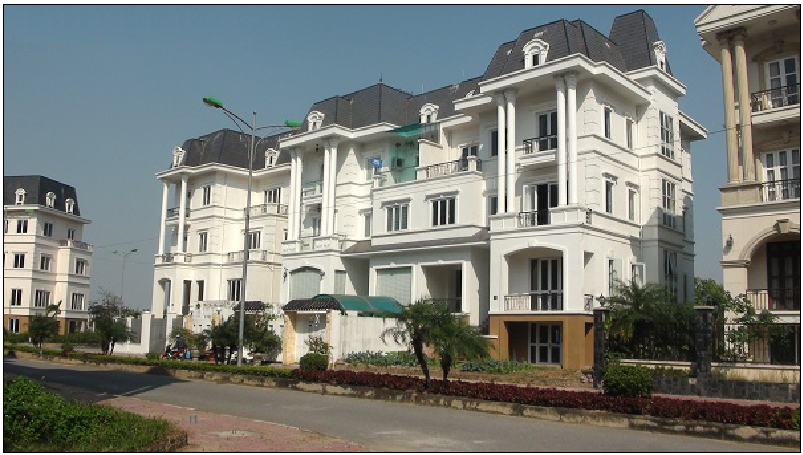 Khu biệt thự song lập 1 Khu đô thị Bắc 32 Lideco