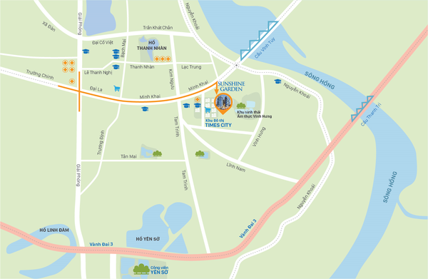 gioi thieu du an sunshine garden ngay chan cau vinh tuy lien ke times city