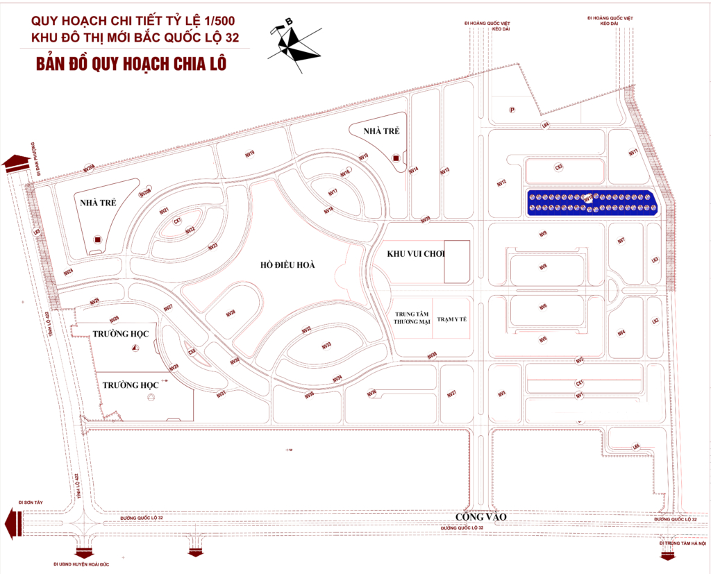 NHÀ VƯỜN NV10 – KHU ĐÔ THỊ LIDECO BẮC 32