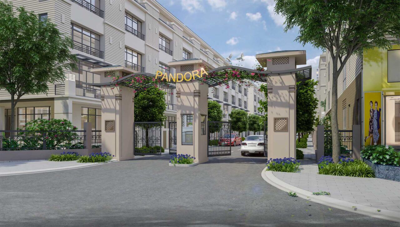 Cổng chào dự án Pandora Triều Khúc