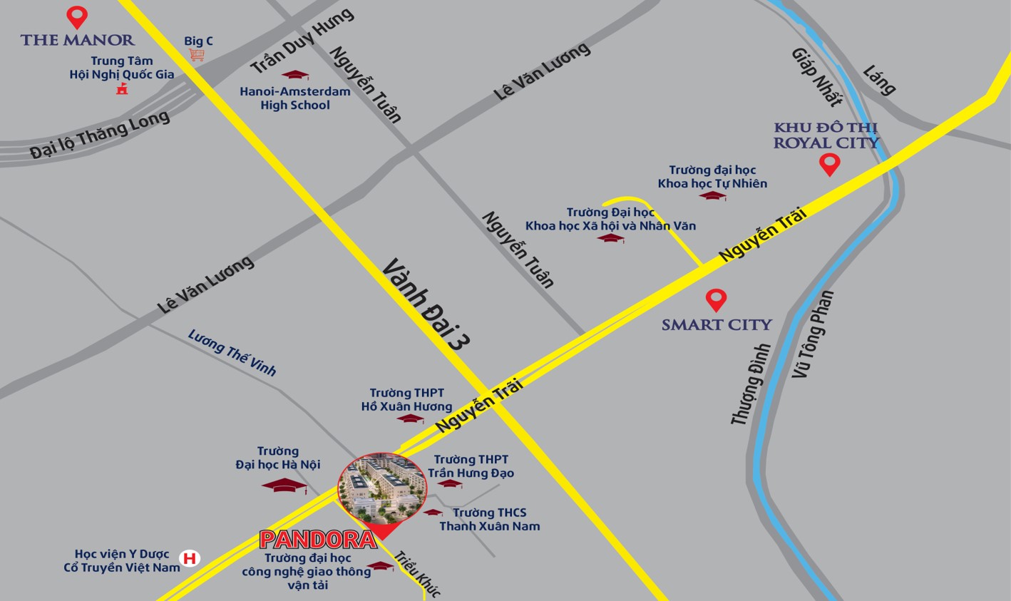 Pandora Triều Khúc - Dự án trung tâm quận Thanh Xuân