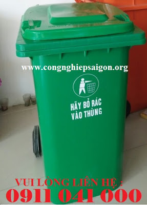 thùng rác công cộng 120l