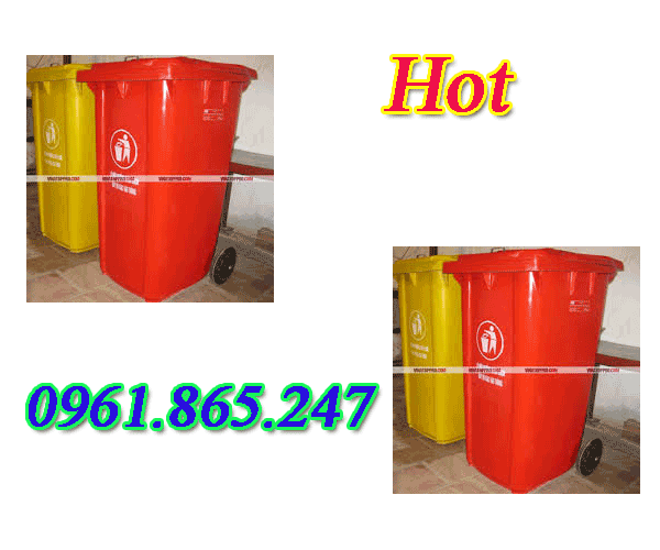 thung rac 120240 lit moi ve kho hang cua xe nang gia tot