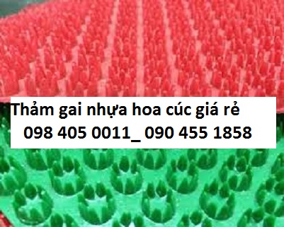 tham gai hoa cuc mau do mau xanh la cay 098 405 0011