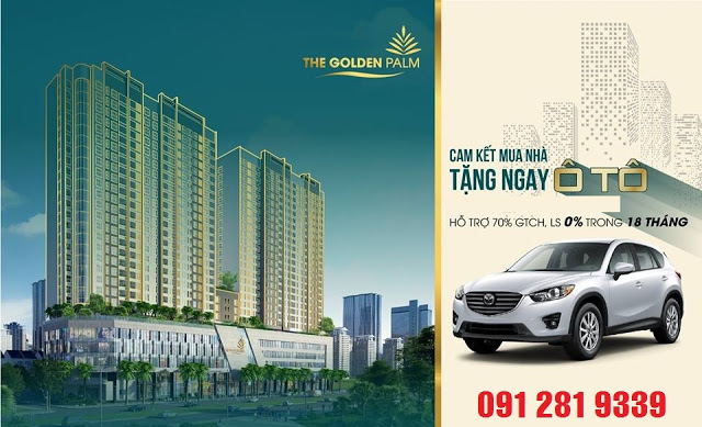 Mua nhà The Golden Palm nhận quà 4 bánh