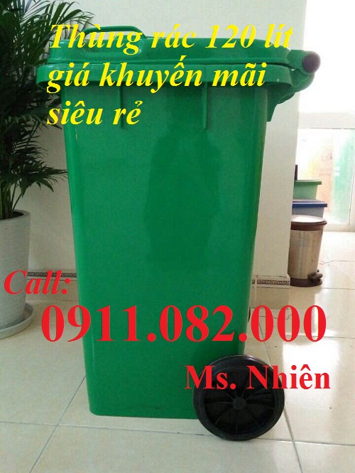 ban thung rac 240 lit gia re thung rac cong cong gia thap nhat thi truong