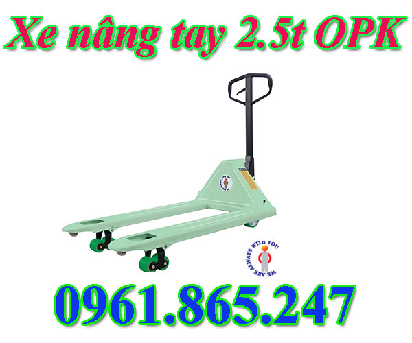 xe nâng tay 2.5 tấn opk nhật bản