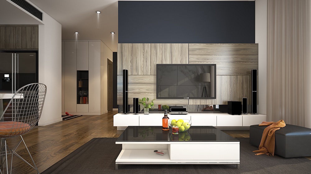 Căn hộ The Golden Palm được trang bị nội thất sàn gỗ nhập khẩu