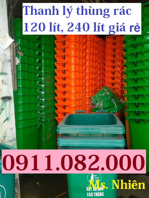 dai ly cung cap thung rac cong nghiep thung rac 120 lit 240 lit 660 lit gia re