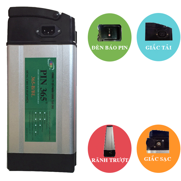 chat luong vuot troi den tung chi tiet do la pin xe dap dien 365bl danh cho xe hkbike