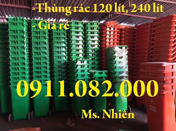 thung rac cong nghiep thung rac dung cho nha tro thung rac 120l 240l gia re