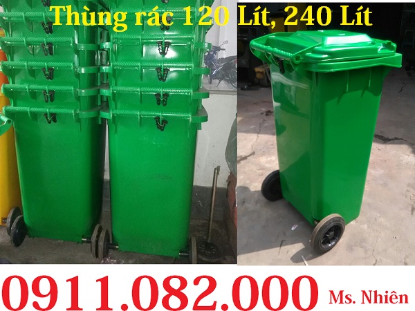 thung rac cong nghiep thung rac dung cho nha tro thung rac 120l 240l gia re